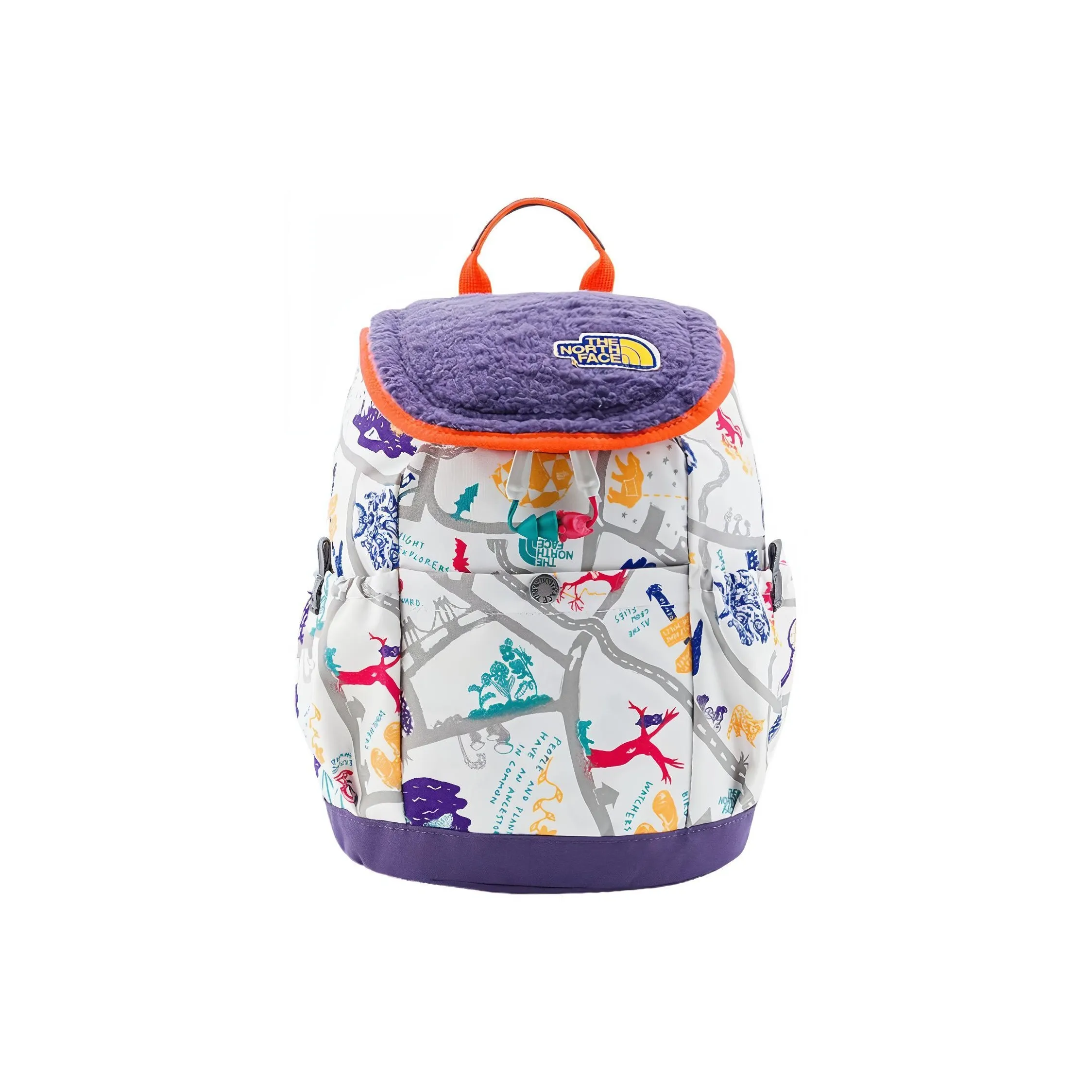 The North Face 10L Outdoor Backpack Сумка Полиэстер Темный Azure Фиолетовый Детский