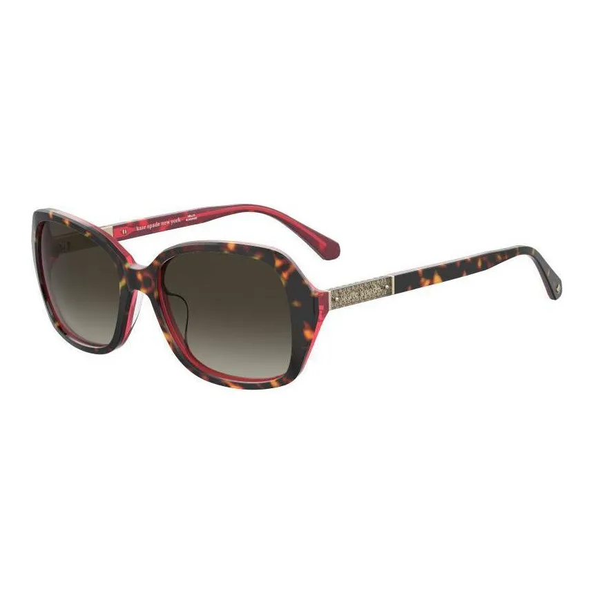 Kate Spade Acetate Butterfly Sunglasses Women's Red/Brown