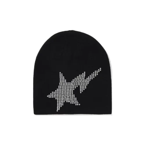BAPE BLACK Акриловые шапки-бини унисекс