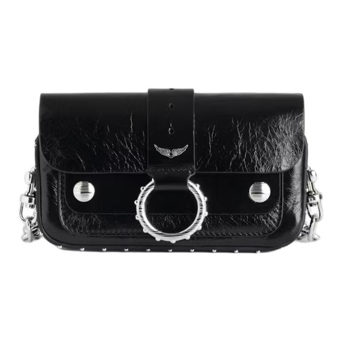 財布・小物その他 Zadig & Voltaire Rock Wallet On Chain - Leather - Black Rock Nano Wallet On Chain - Zadig & Voltaire - Leather - Black