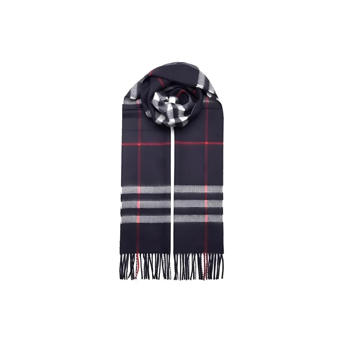 Burberry Кашемир Вязаные Шарфы Унисекс Морской Синий