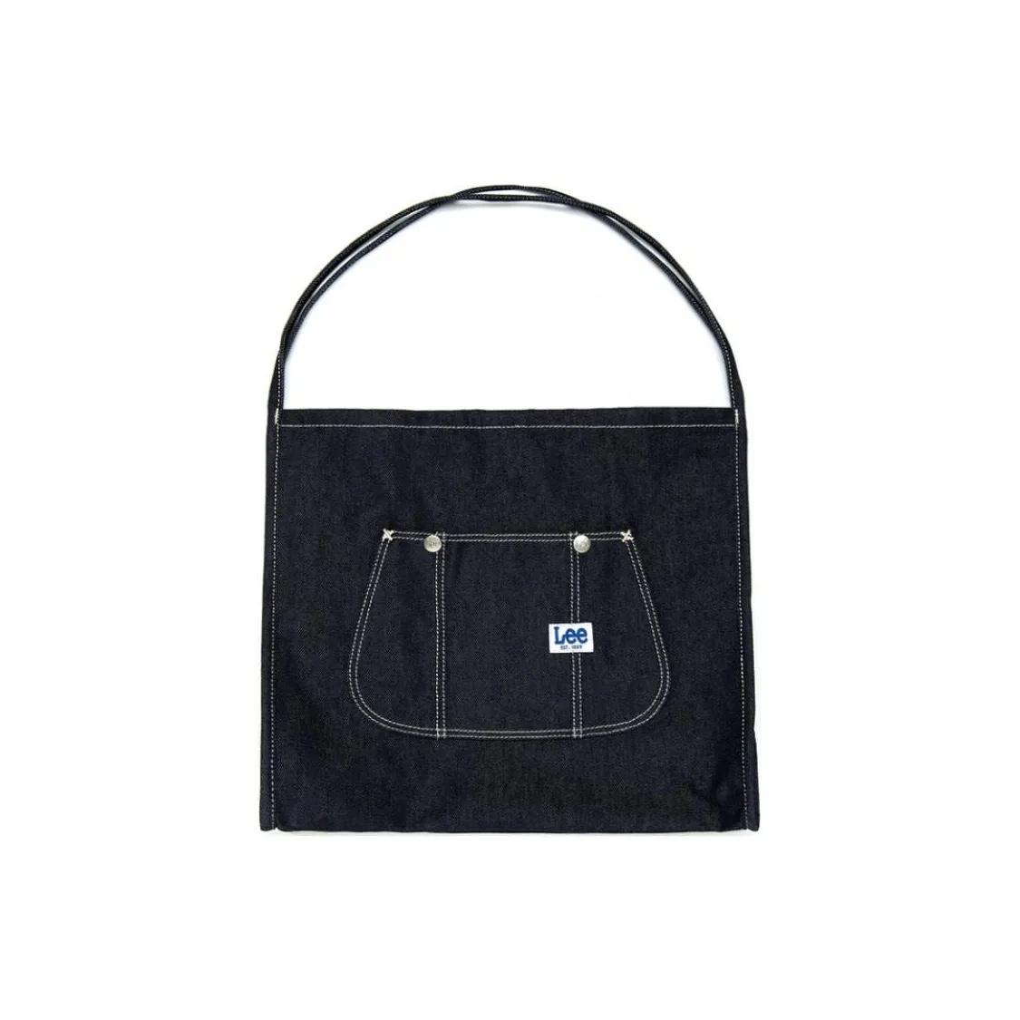 Lee Хлопок Тоут Сумка Сумка для покупок Сумка на плечо Стандартная Женская Индиго Темный цвет
