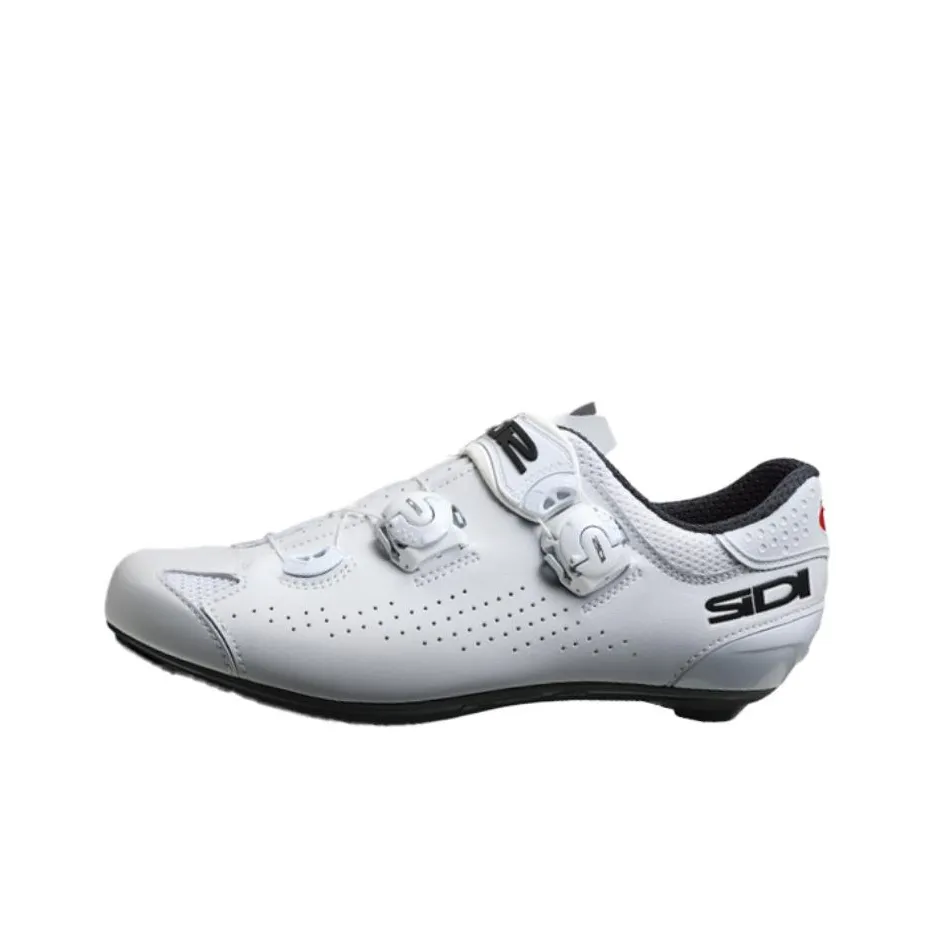 SIDI Anti Slip Wear Resistant Low Top Cycling thunder Shoes Unisex White