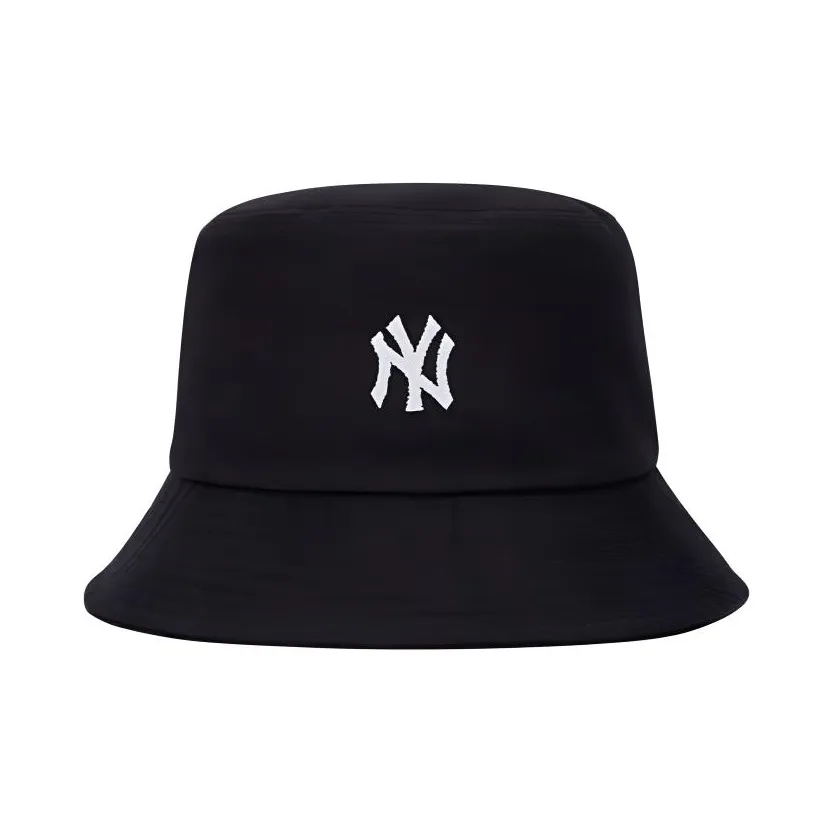 Mlb Base Logo Cotton Bucket Hats HT77 Унисекс Черный