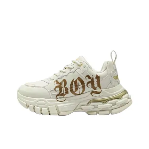 BOY LONDON Толстоподошвенные кроссовки Low Top Экрю Унисекс