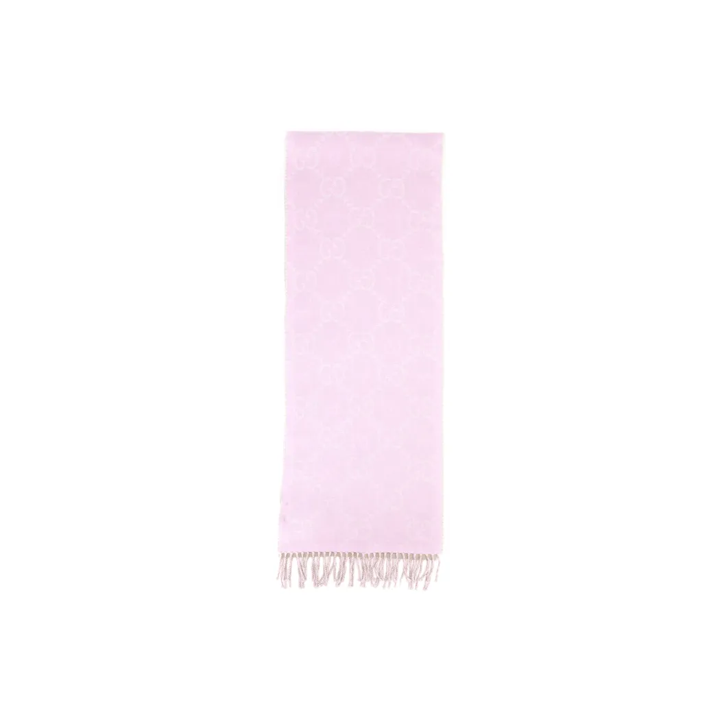 GUCCI Intarsia-knit Logo Scarf