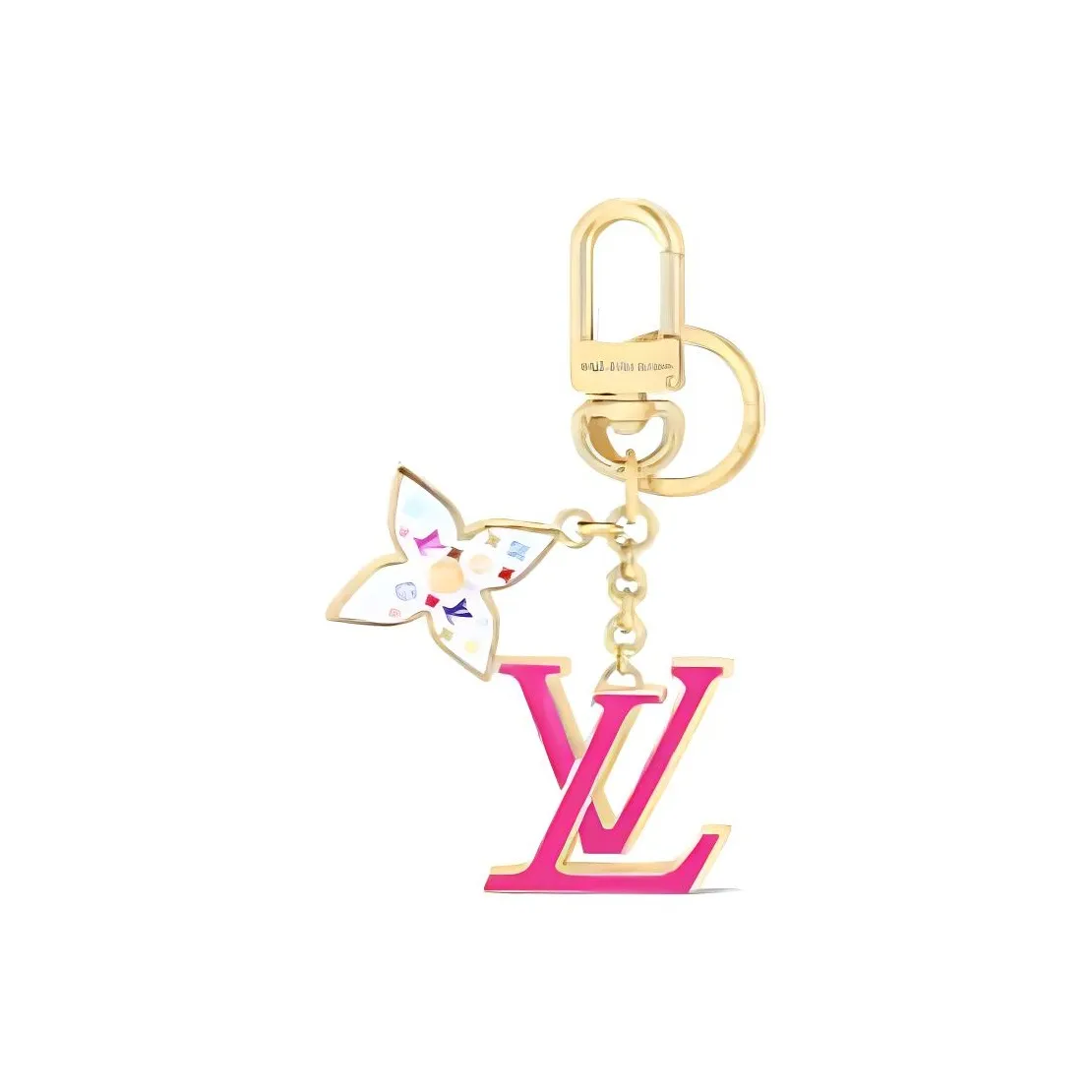 LOUIS VUITTON X Takashi Murakami Lv Iconic Monogram Multicolor Key Holder