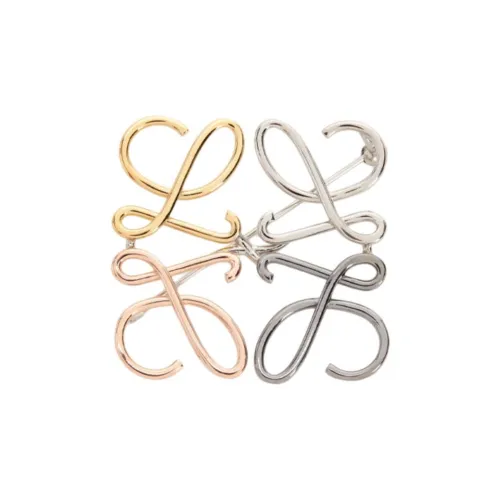 LOEWE Anagram Латунные Броши Унисекс