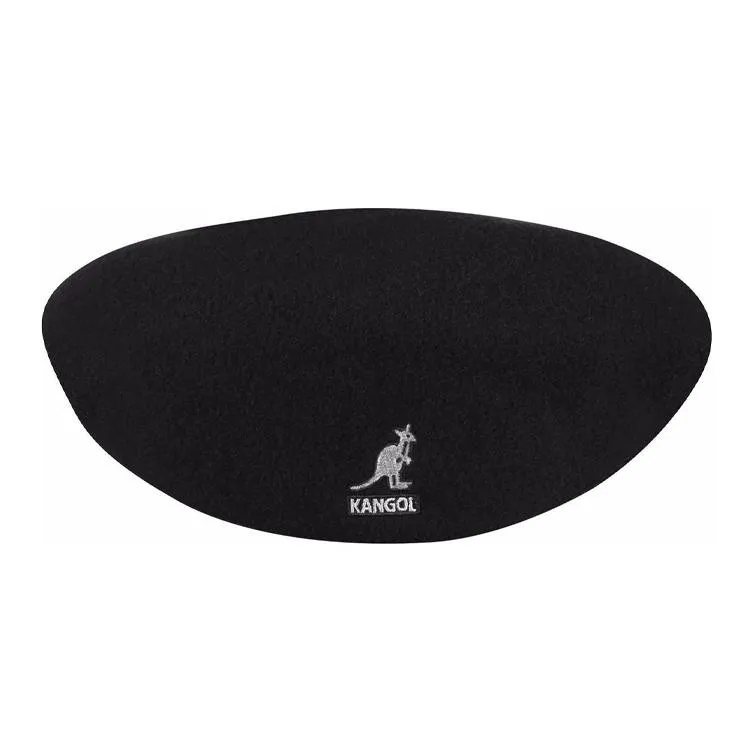 KANGOL 504 Wool Flat Cap Black