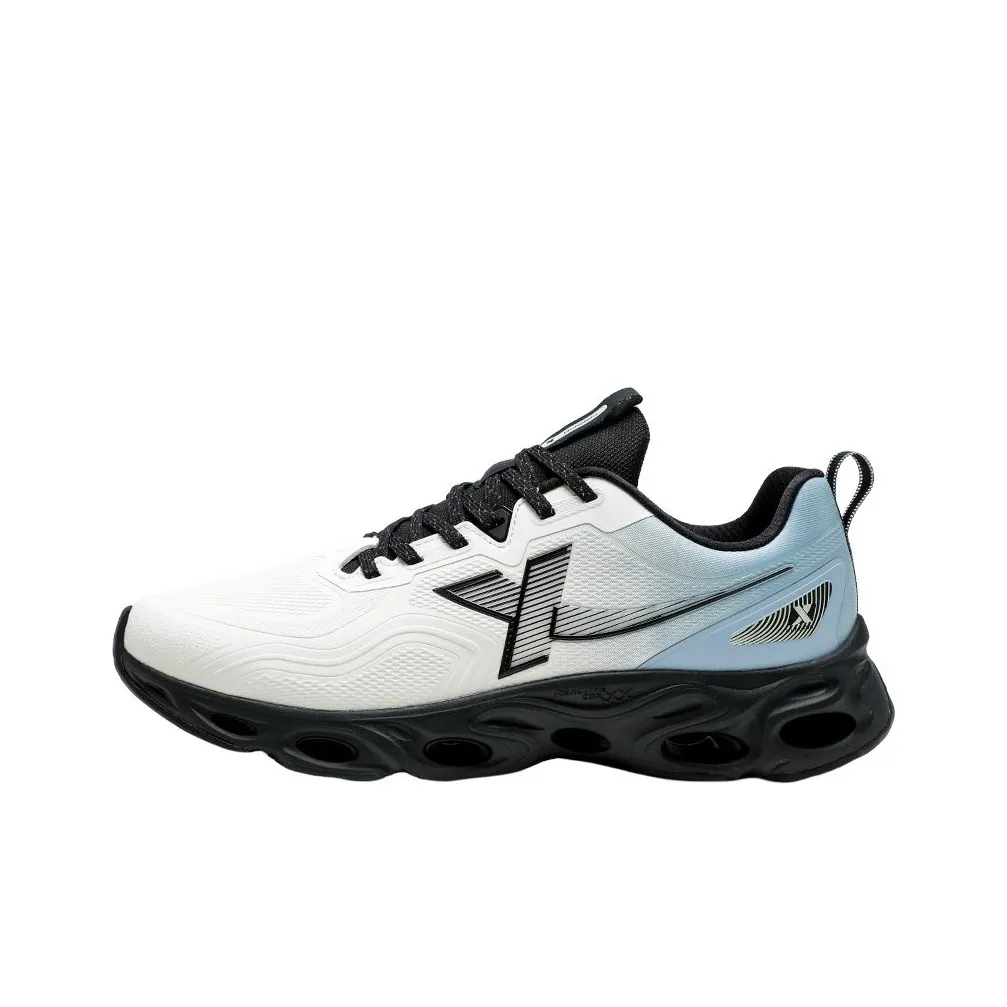 XTEP Амортизация Устойчивый к истиранию And Водонепроницаемый Низкий Топ Повседневные Беговые кроссовки Мужские Белый Синий