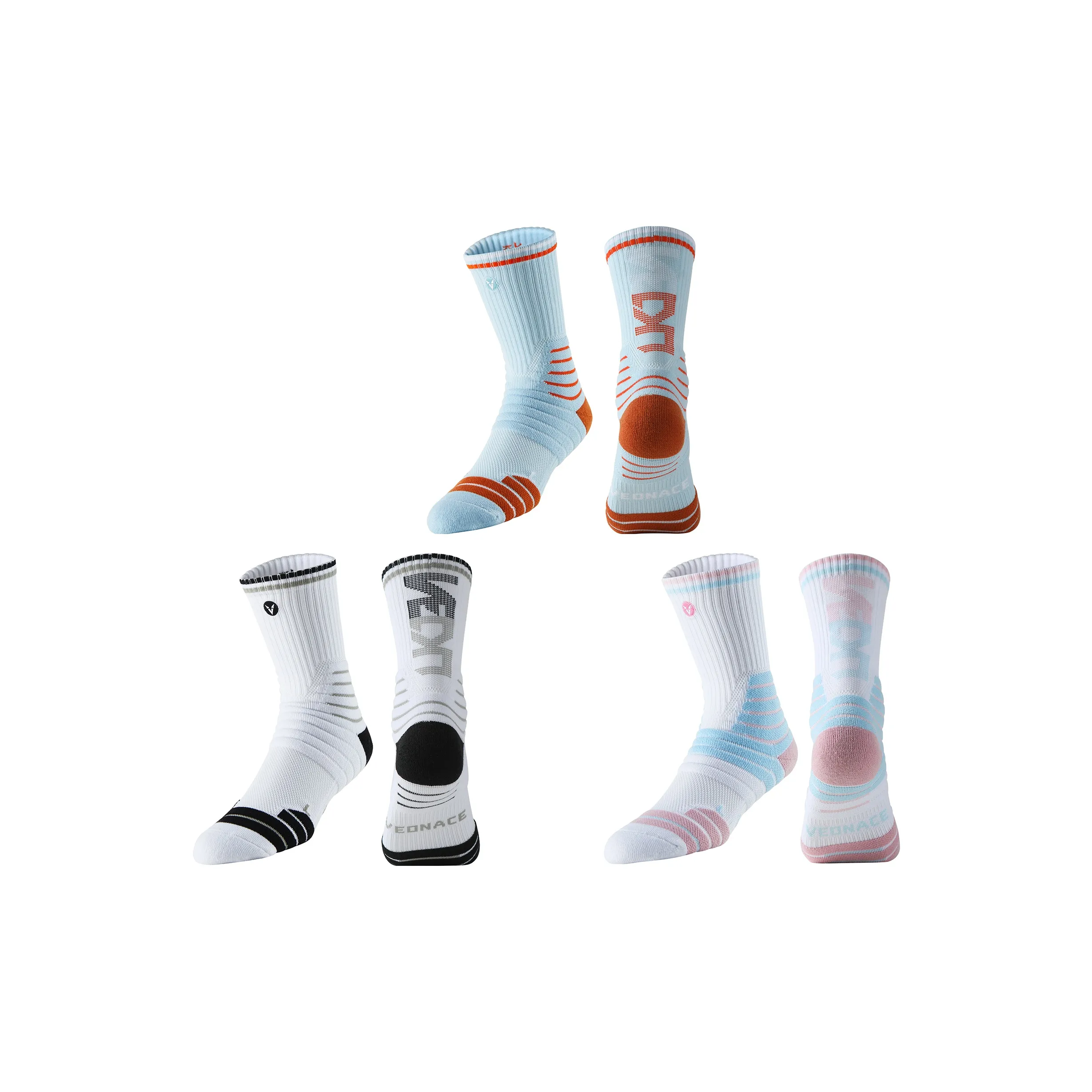 VEIDOORN Баскетбольные носки унисекс упаковка из 3 пар