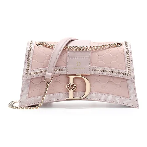 SEPTWOLVES ПУ (полиуретан) Сумка через плечо Сумка на плечо Стандартная Женская Розовая