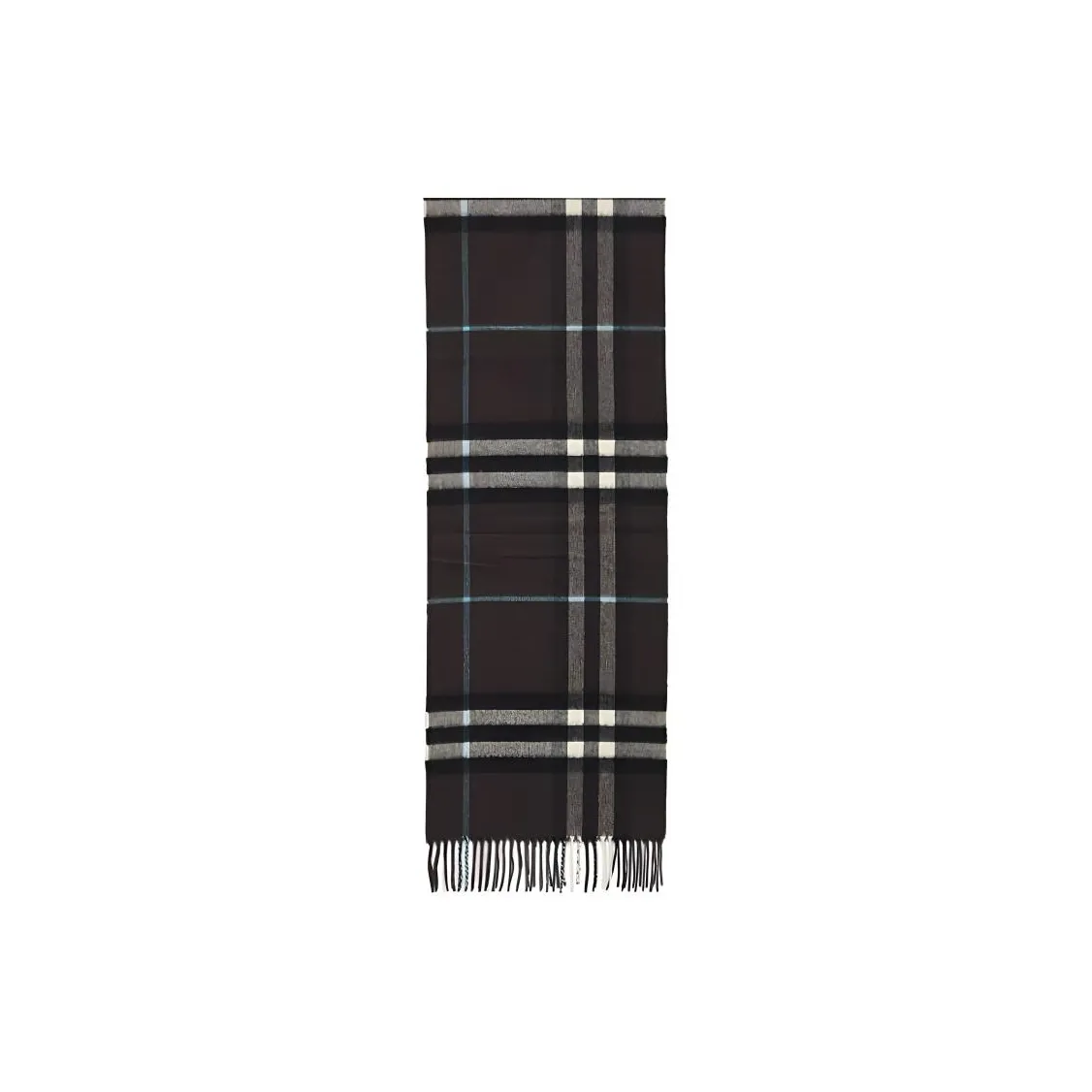 Burberry Knit Scarves Men's Gray