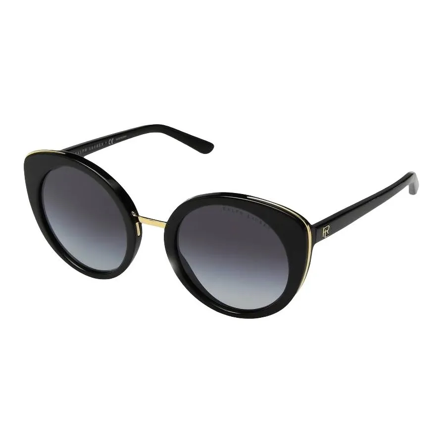 Ralph Lauren Acetate Irregular Shape Sunglasses Women's Black
