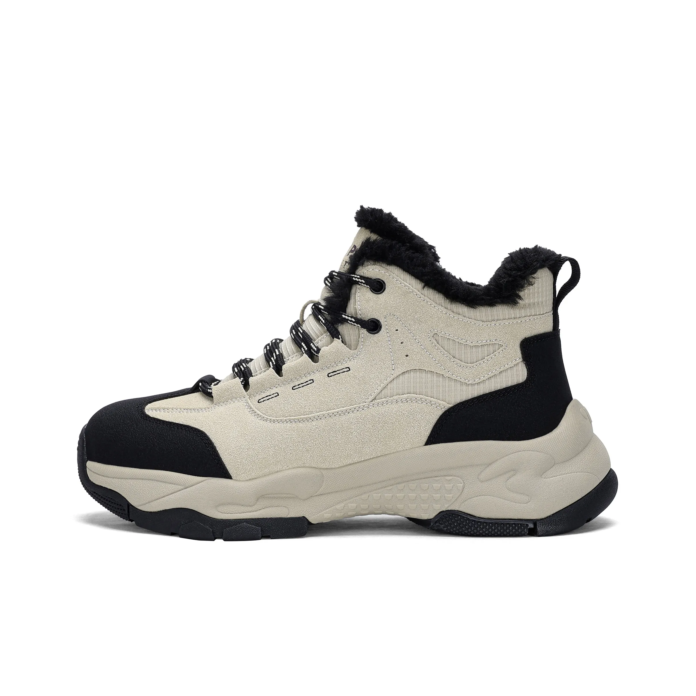 JEEP SPIRIT Зимний Термический Активный отдых Классический и Универсальный Короткий MID Голень Сноубутсы Мужской Светло-песочный