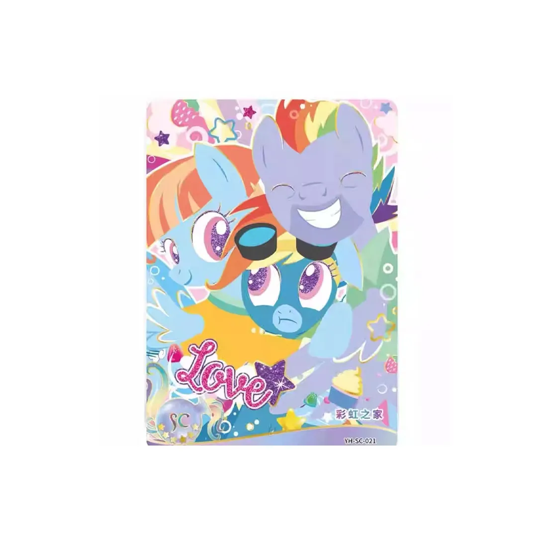 KAYOU Rainbow Dash Radiant Moon Bag SC Радужный Дом IP Аниме Карты 1 Размер