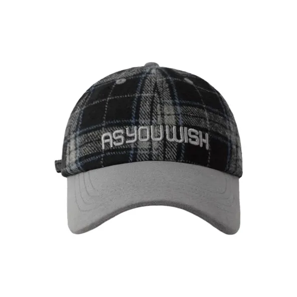 FREE RABBITⅡ Корейский стиль Мода Бренд Буква Вышивка Пэчворк Цветовой блок Кепки Унисекс