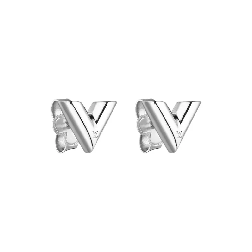 Lv Essential V Stud Earrings