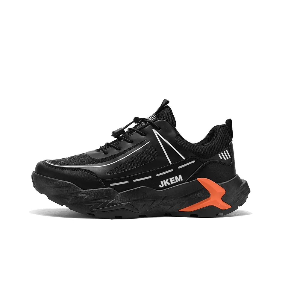 JKEM Cushioning, Slip Resistant, Abrasion Resistant, Height Increasing Low Top Chunky Sneakers Men's