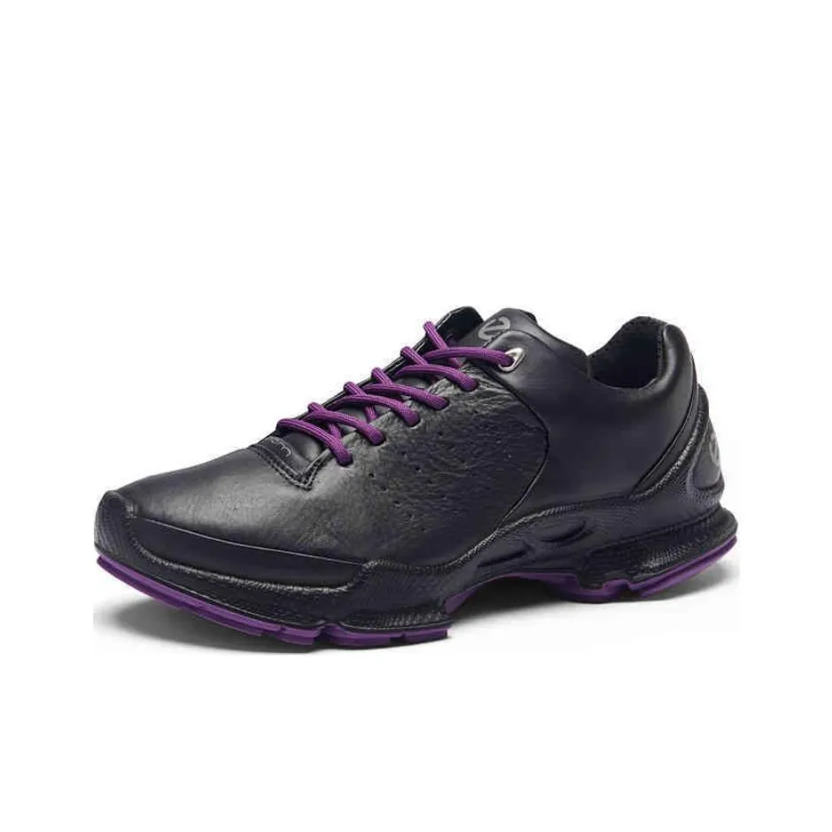 Ecco BIOM C Anti-Slip Wear-Resistant Low-Top Hiking/Trekking Shoes Women's Black/dark Purple