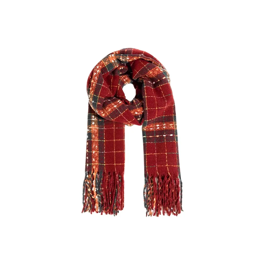 NAME.S Knit Scarves Women's Berry Red Christmas Gift