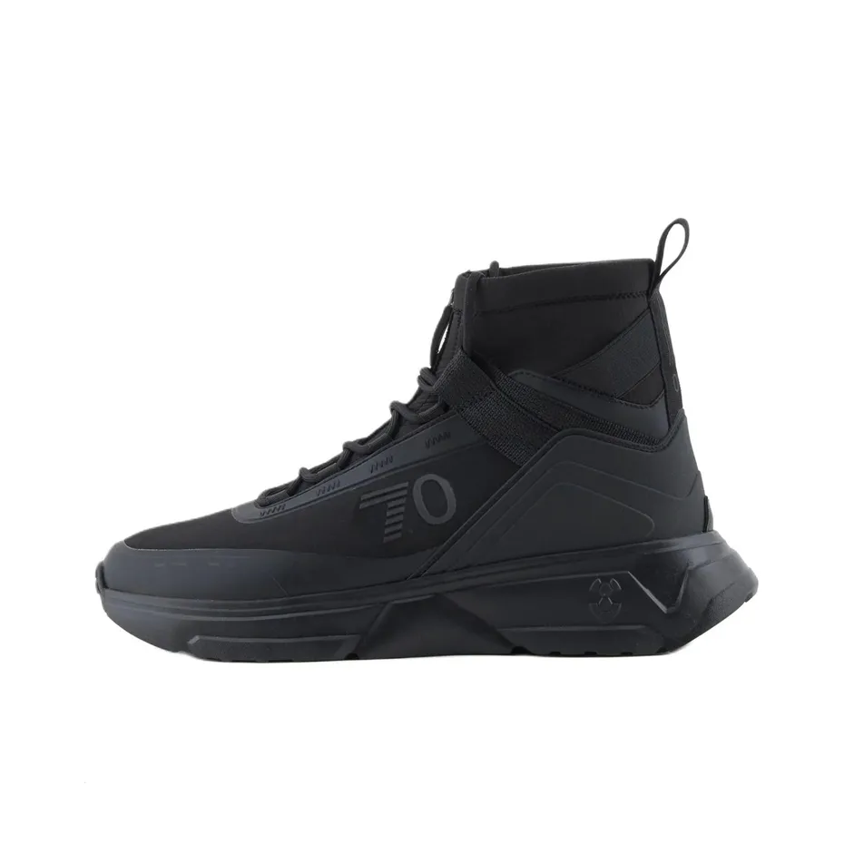 EMPORIO ARMANI EA7 Ankle Boots Unisex Black