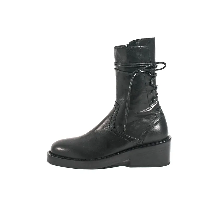 Ann Demeulemeester Ankle Boots Women's High Top Black