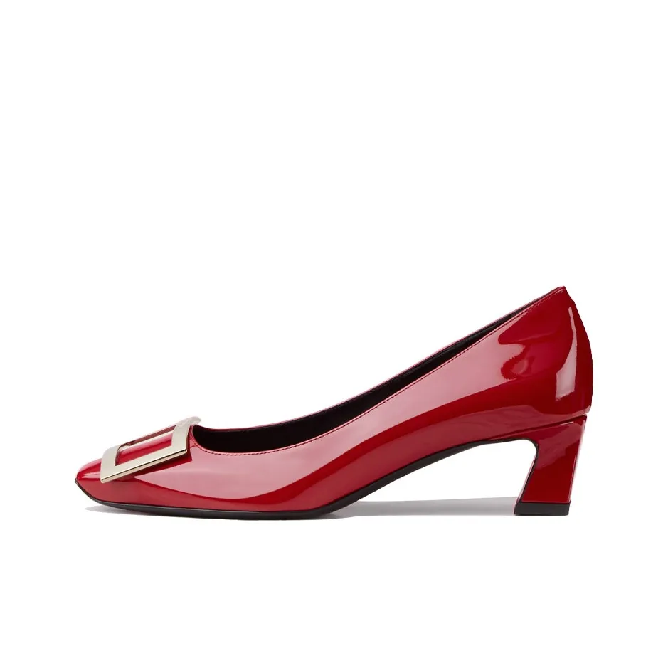 Roger Vivier Belle Vivier Trompette Spool Heel High Heels 4.5cm Women's Red