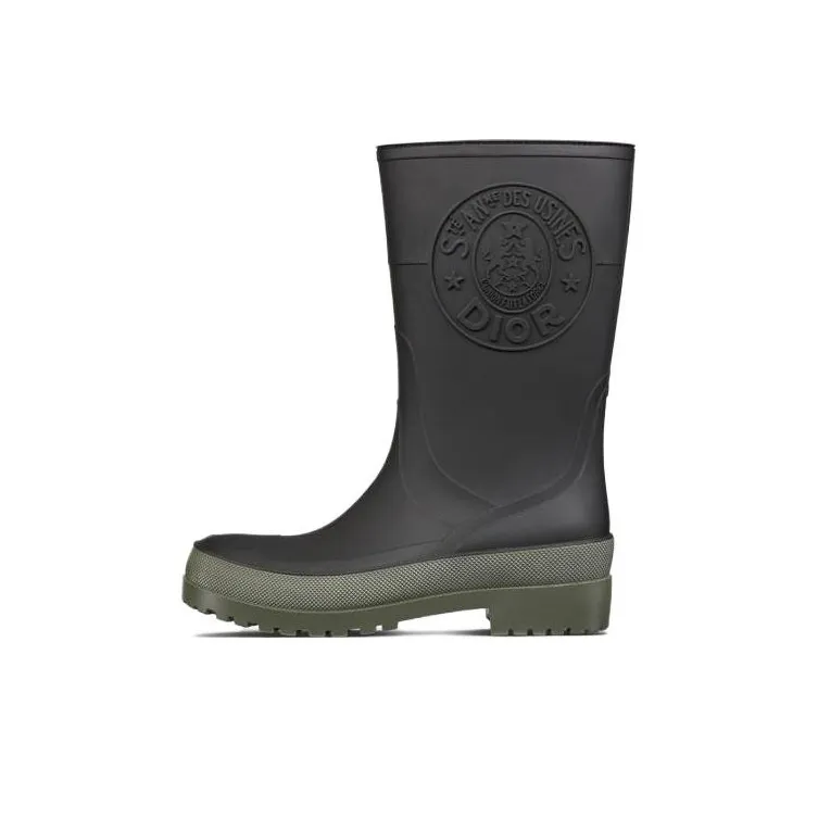DIOR Diorunion Fashion Ankle Boots Women's Black