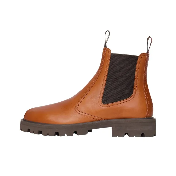 CELINE Chelsea Boots Women's Honey