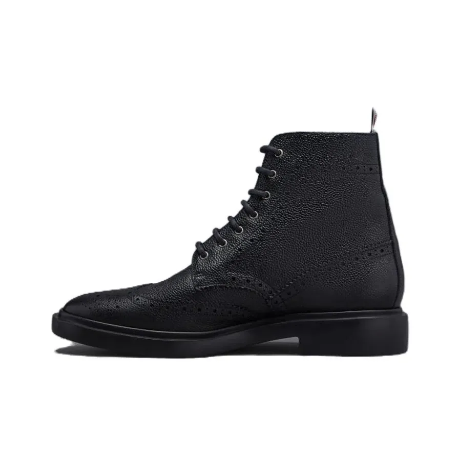 THOM BROWNE Brogue Lace-Up Boots Women's