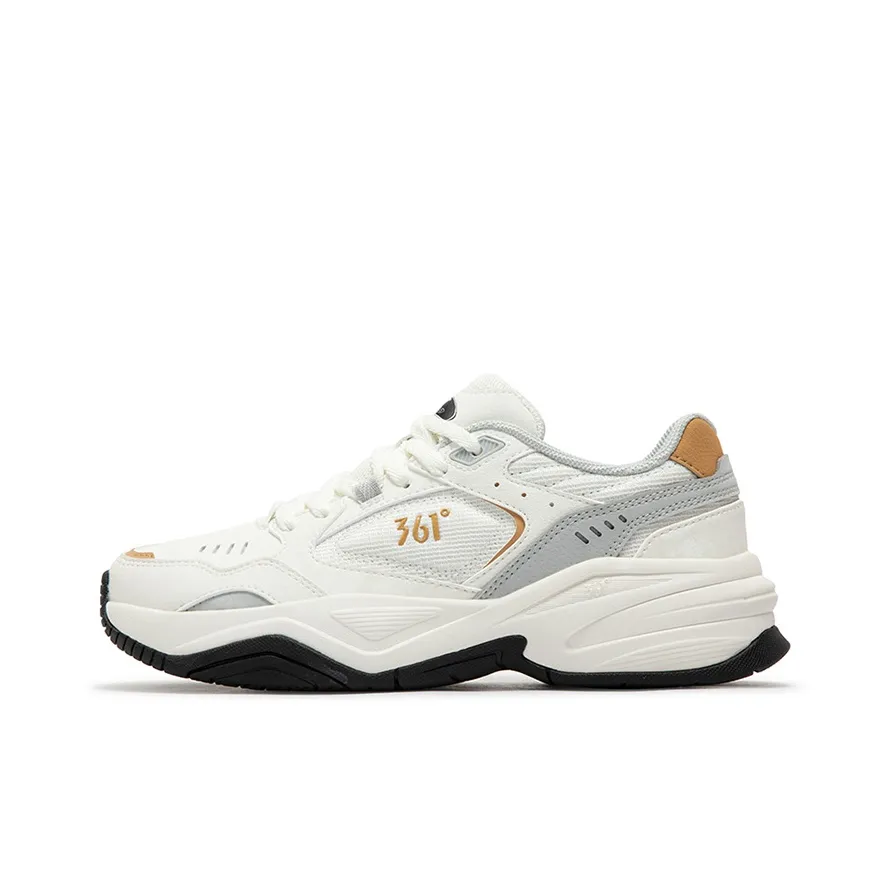 361° Sailing Series Противоскользящий Устойчивый к истиранию Дышащий Низкий Топ Casual Женский Белый Серый