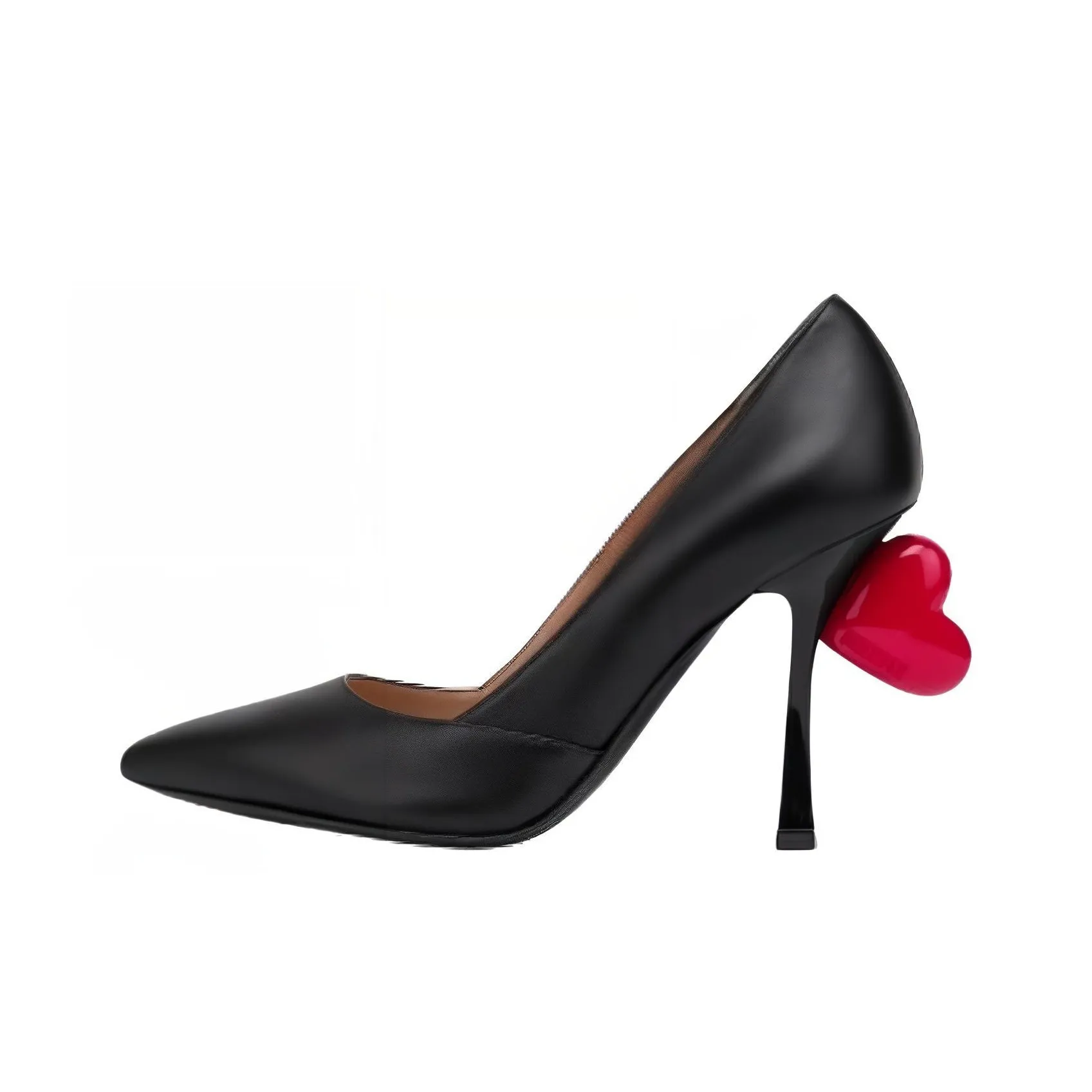 MOSCHINO Sweet Heart Embellished Pumps