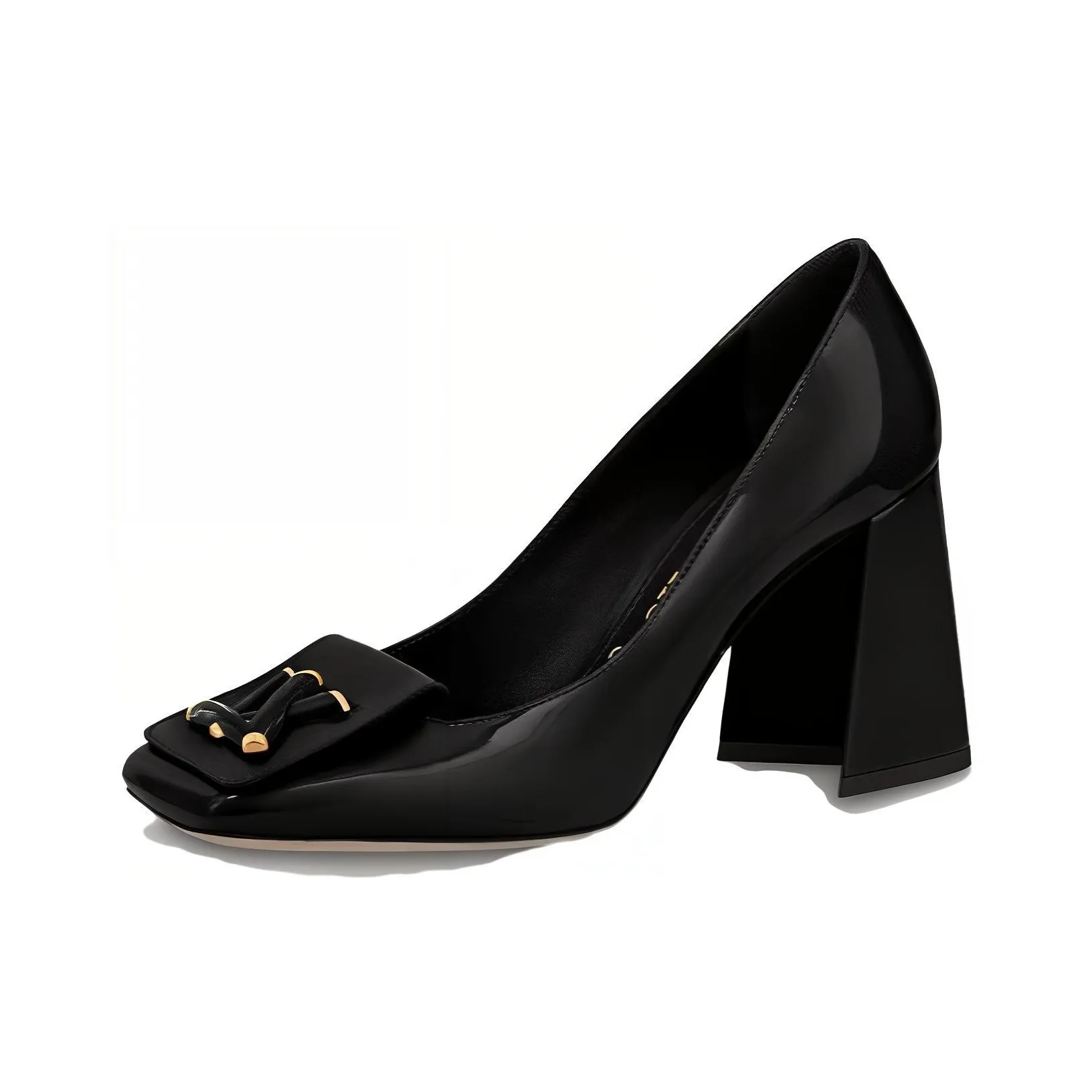 LOUIS VUITTON Shake Spool Heel High Heels 8.5cm Women's Black