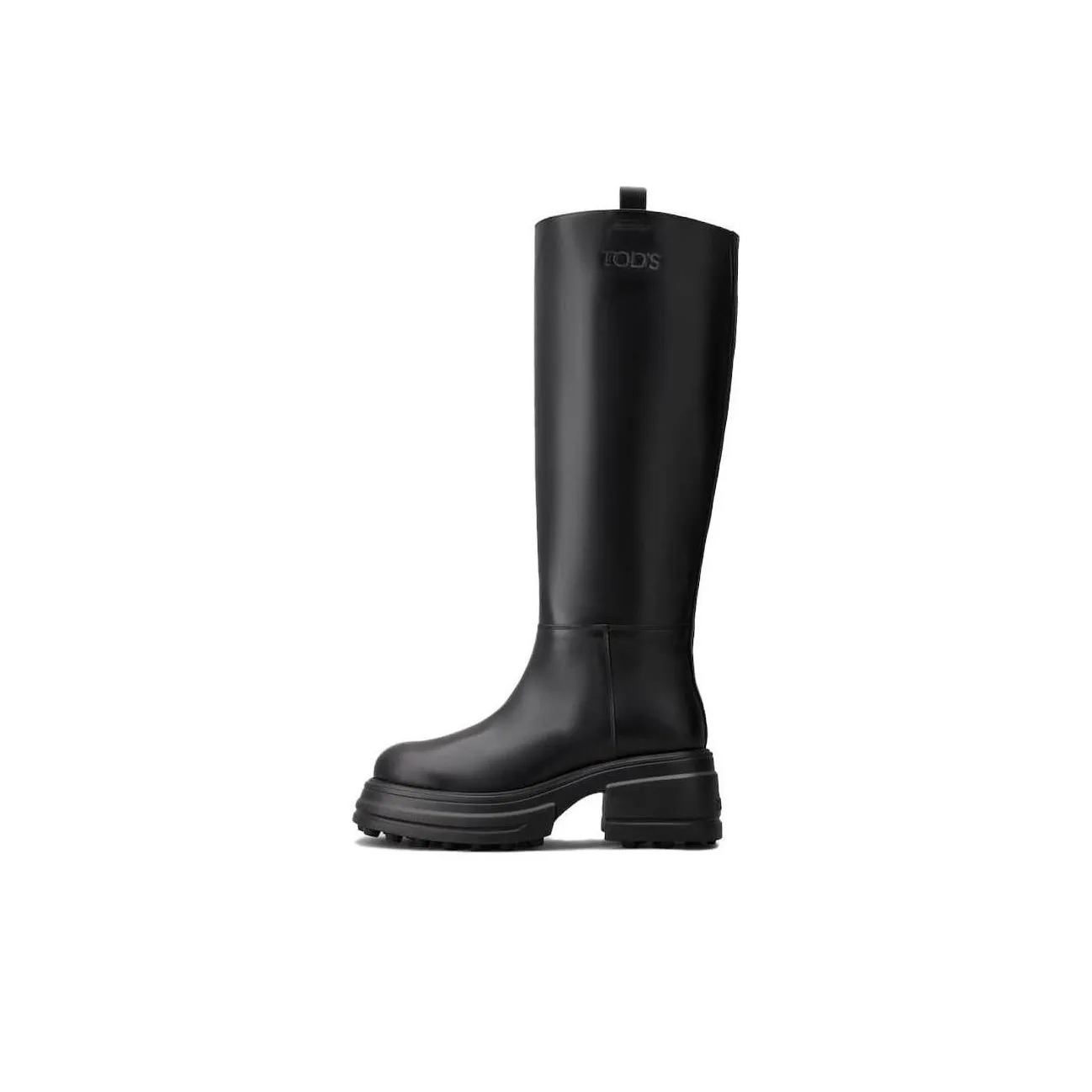 TOD'S Logo Embossed Knee-Length Boots Women's