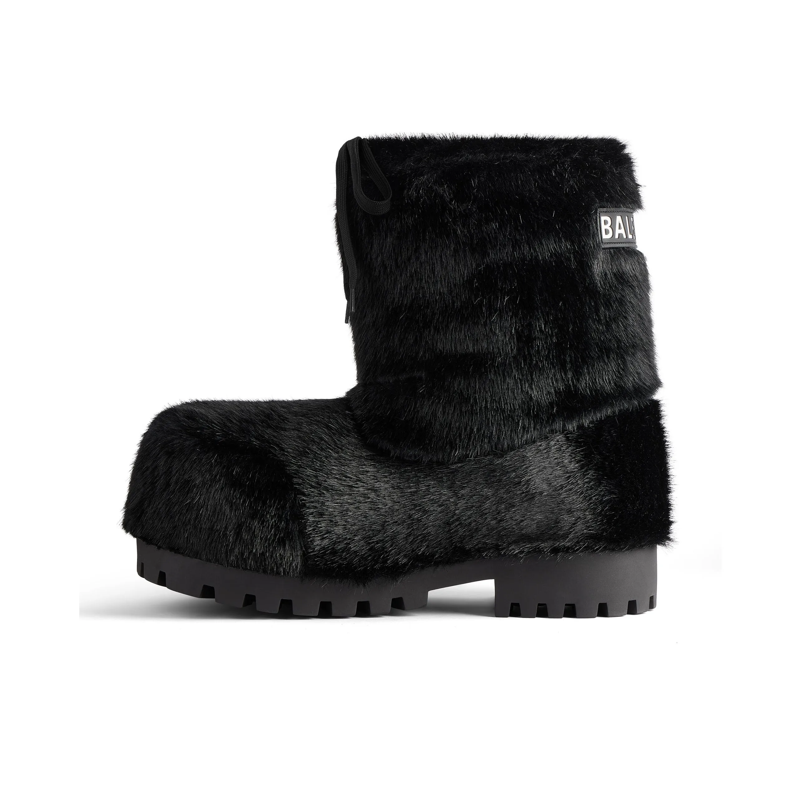 Balenciaga Alaska Low Faux fur Boots