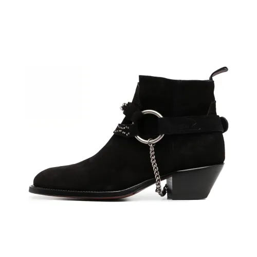 SONORA BOOTS Ботильоны Черно-серебристые Женские