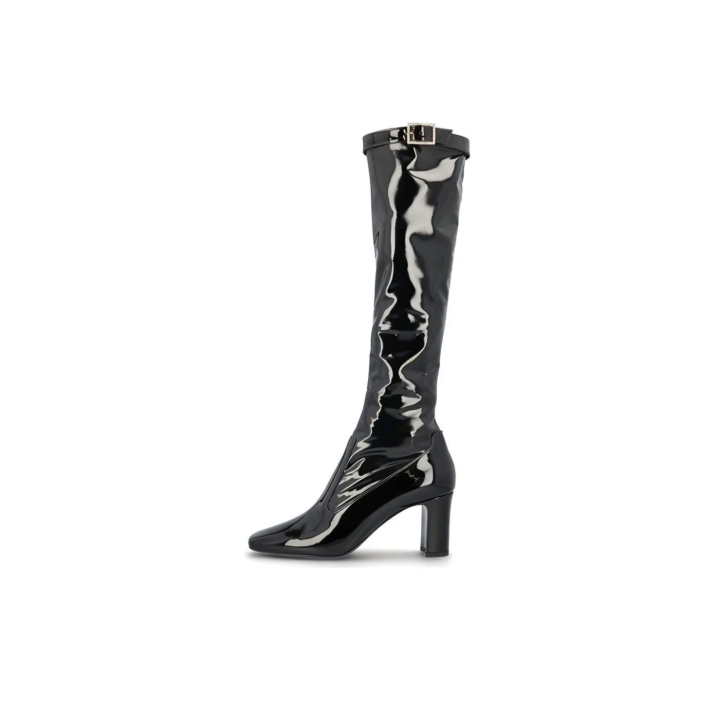 SAINT LAURENT Elle Square Toe Boots Women's