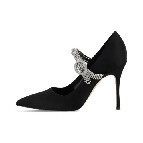 MANOLO BLAHNIK Высокие каблуки Черные Женские