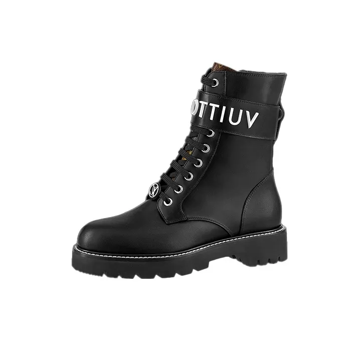 LOUIS VUITTON Territory Ankle Boots 'Black' Women's