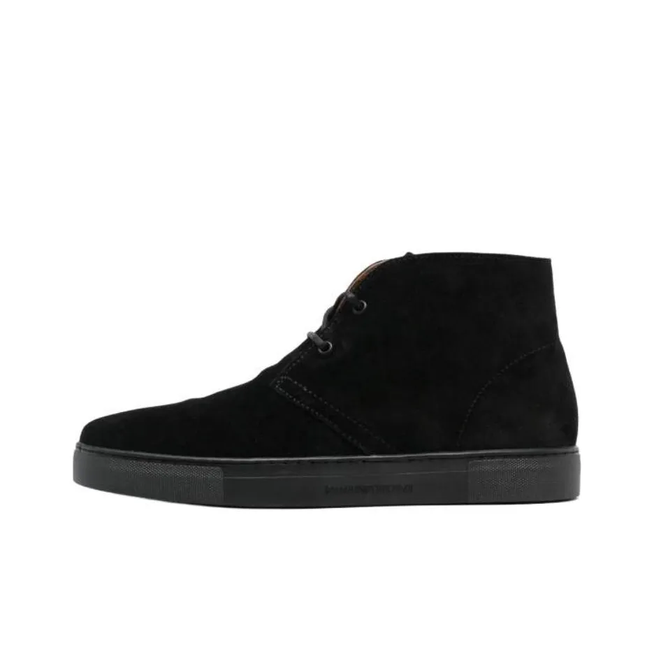 EMPORIO ARMANI Ankle Boots Men's Black