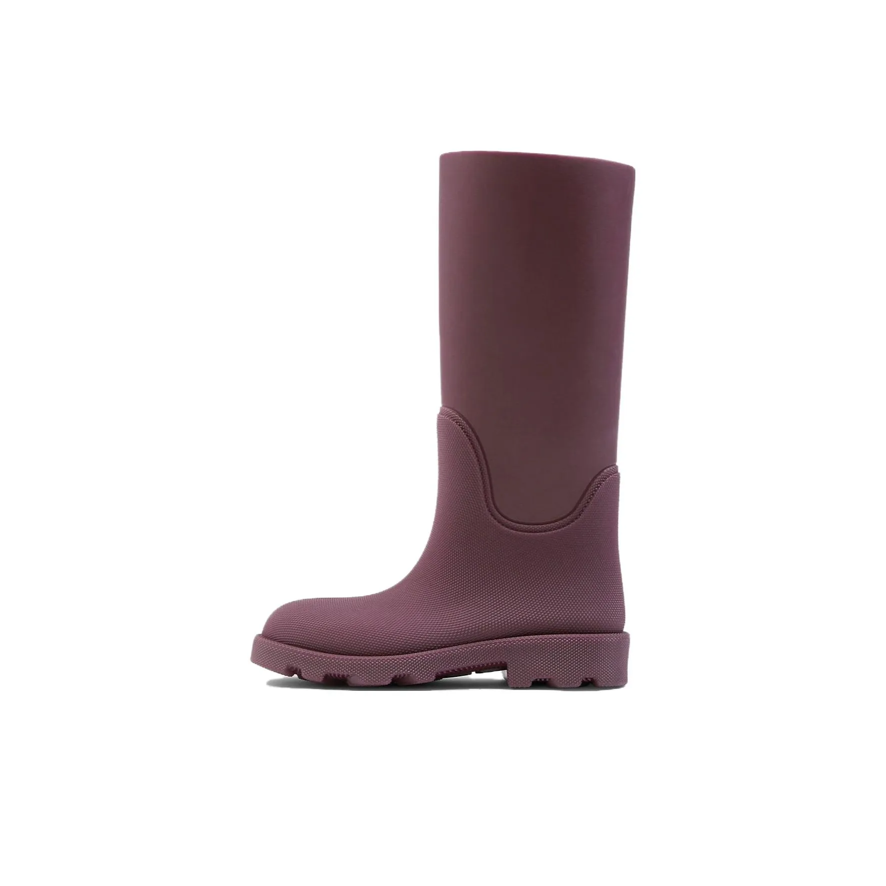 Burberry Knee high Boots Women's Plum Red