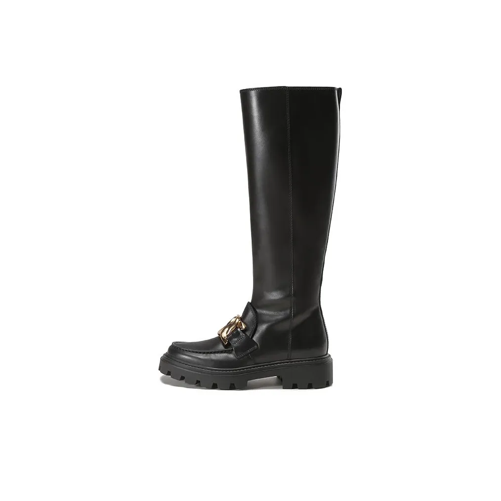 TOD'S Knee high Boots Women's Black