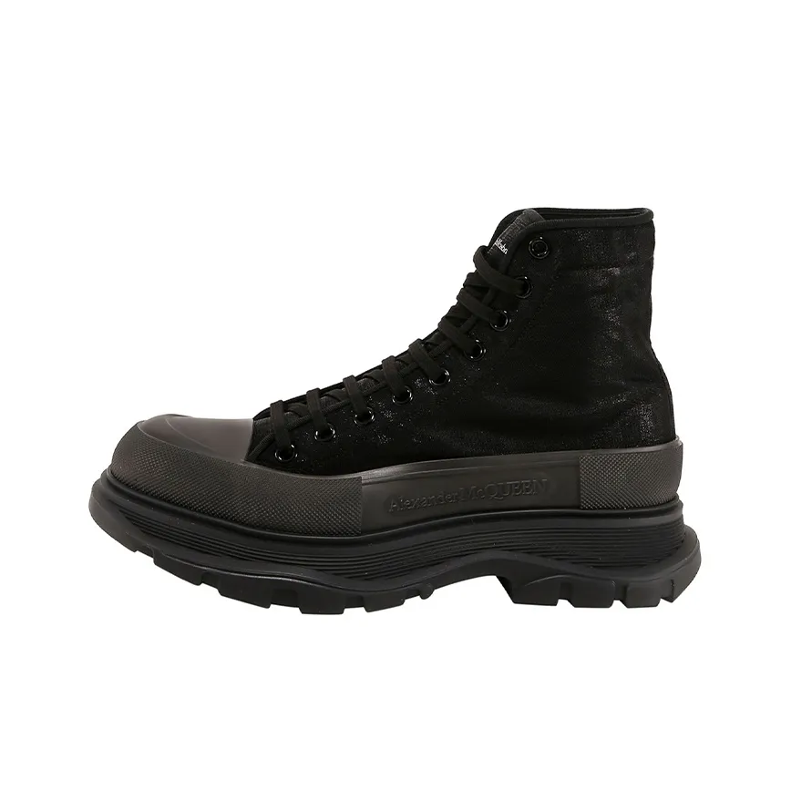 Alexander McQueen Tread Slick Platform Shoes Men's Black