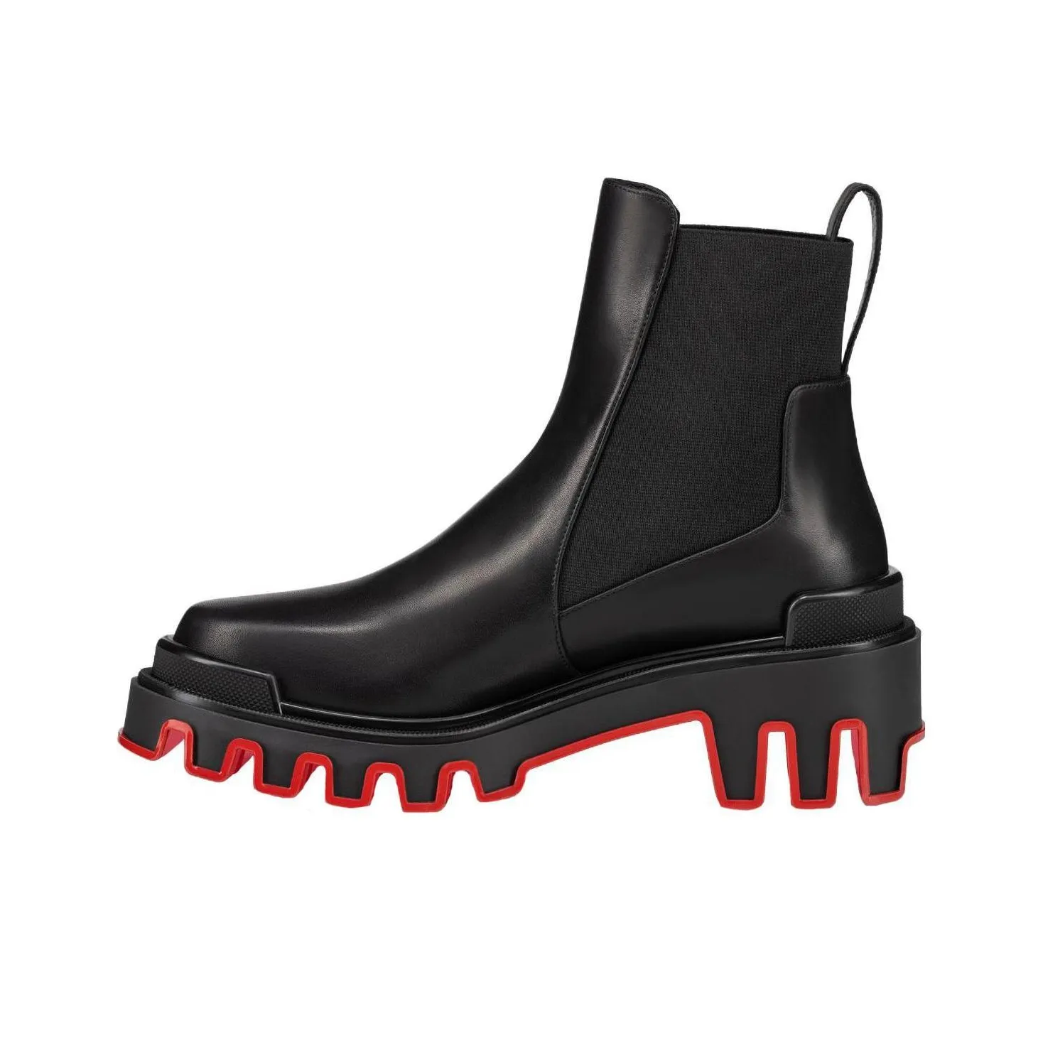 CL LUBOTING Short Chelsea Boots Women's Black