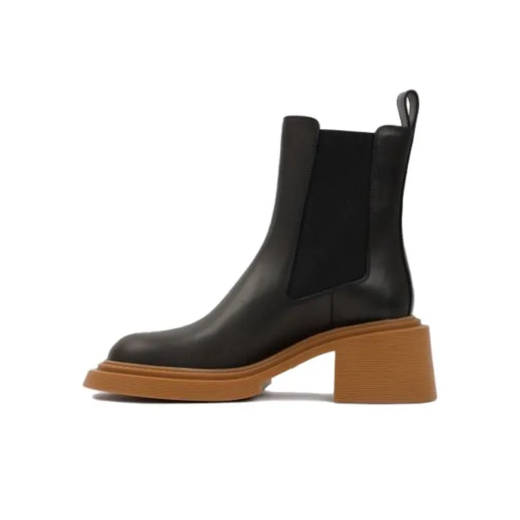 LOEWE Short Chelsea Boots Women's Black