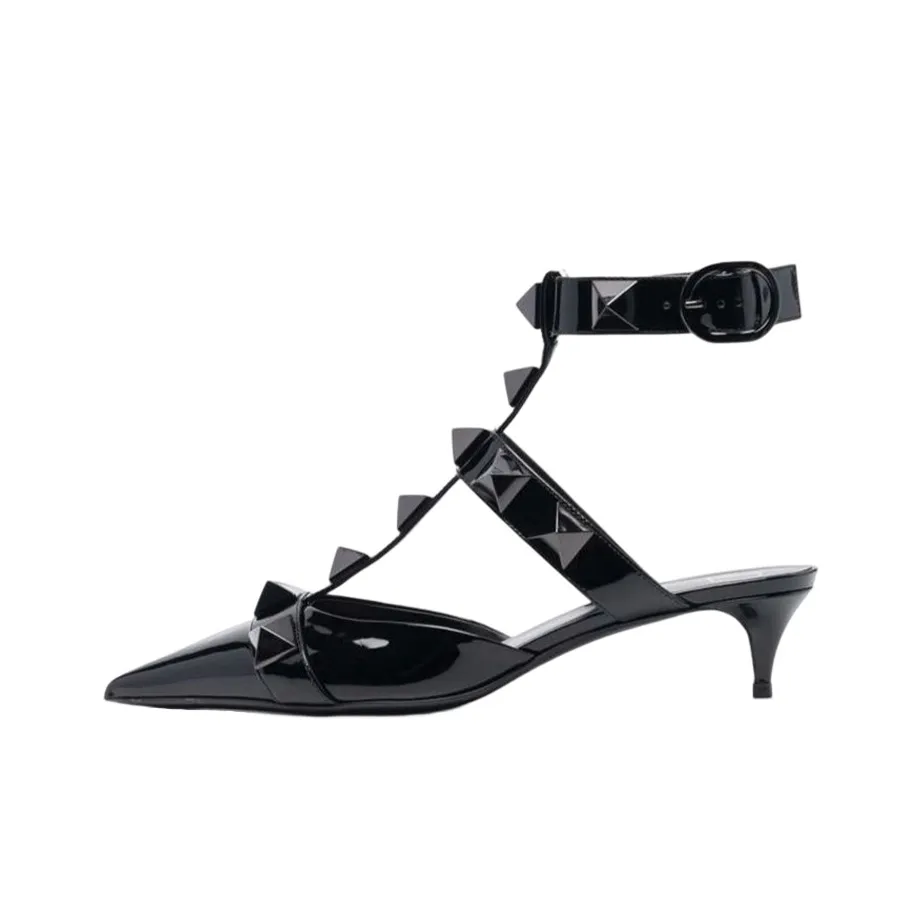 Valentino Garavani Rockstud Ankle Strapped Pumps