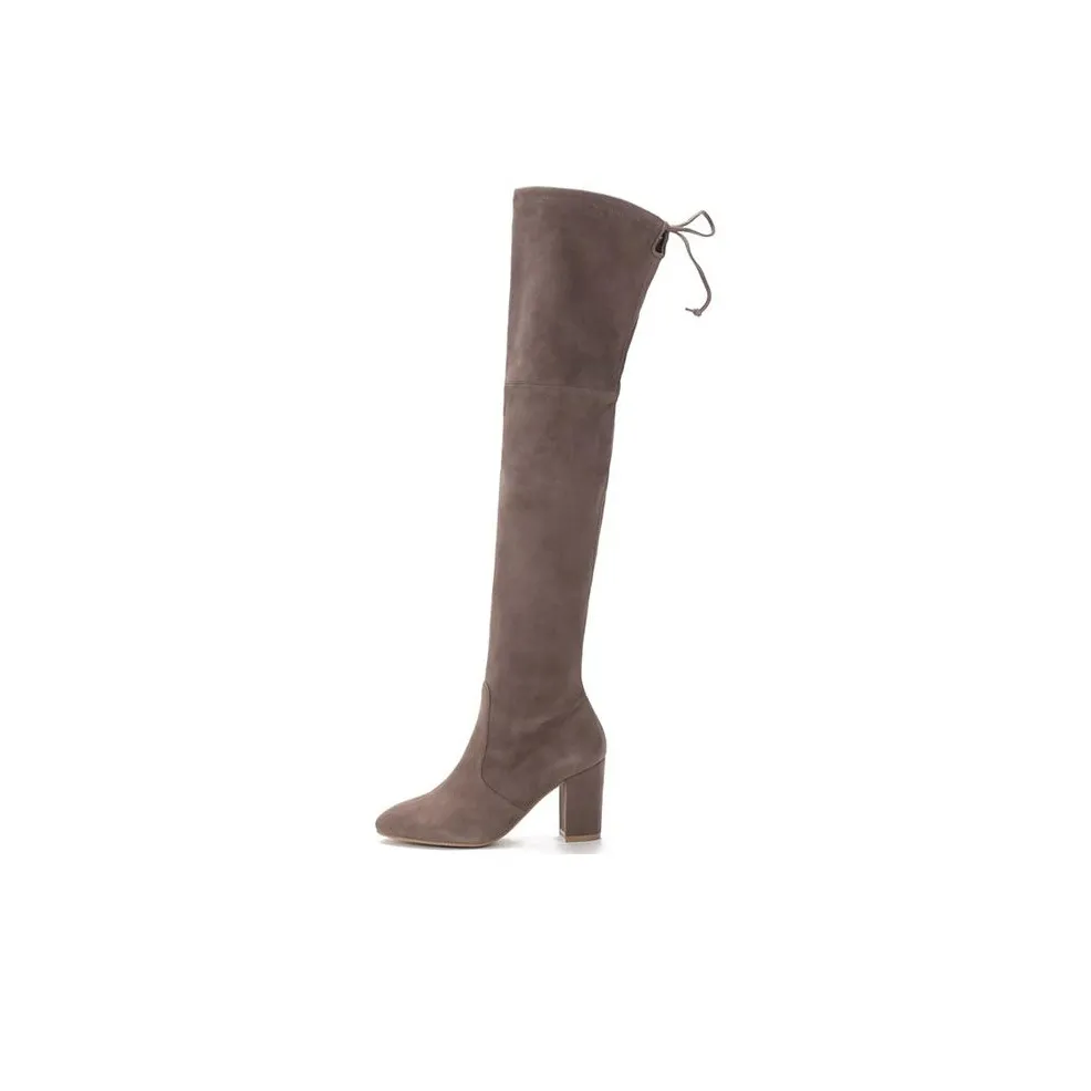 Stuart Weitzman Knee high Boots Women's Taupe