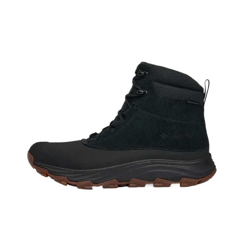 Columbia совместный бренд Водонепроницаемый Амортизация Устойчивый к истиранию Crew Сноубутсы Мужской Черный