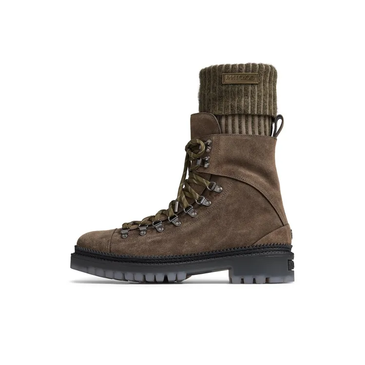 Jimmy Choo Devin Suede Cargo Boots